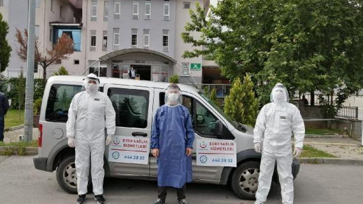 Evde sağlık hizmetleri sürüyor