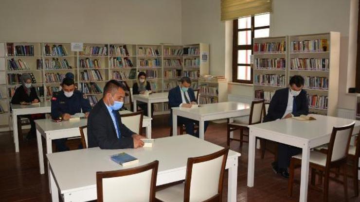 Kaymakam Çimşitten kütüphaneye ziyaret
