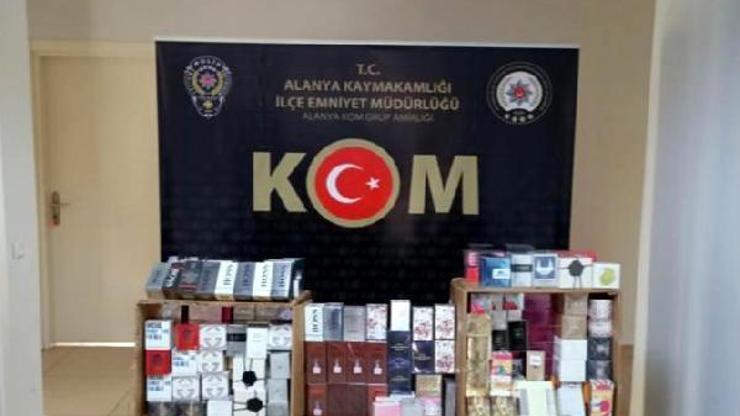 Alanyada kaçak parfüm operasyonu