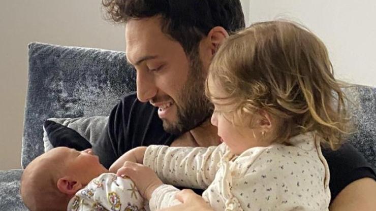 Hakan Çalhanoğlu ikinci kez baba oldu