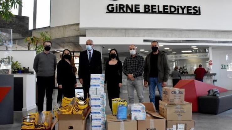 Muratpaşadan kardeş Girneye destek