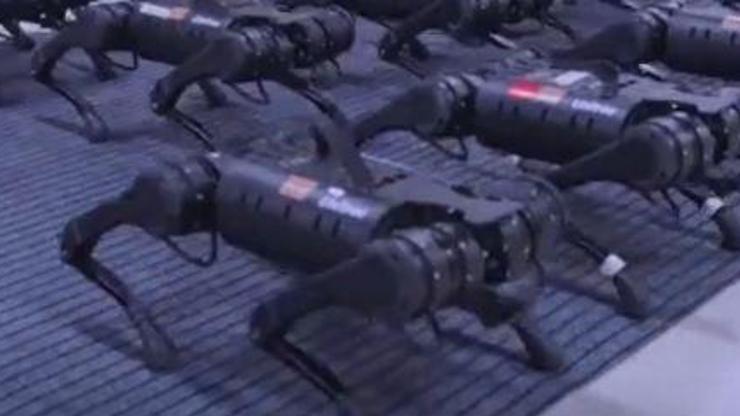 Çin merkezli robotik firması yeni robot ordusunu tanıttı