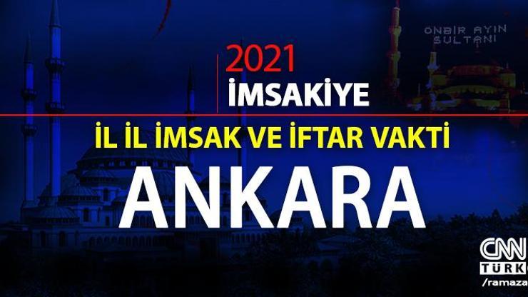 Ankara 15 Nisan sahur vakti saat kaçta Ankara imsakiye 2021... Bugün Ankara sahur saati ne zaman