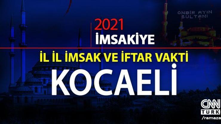 15 Nisan 2021 Kocaeli sahur vakti saat kaçta Diyanet Kocaeli sahur saati ve imsak vakti... Kocaeli imsakiye 2021