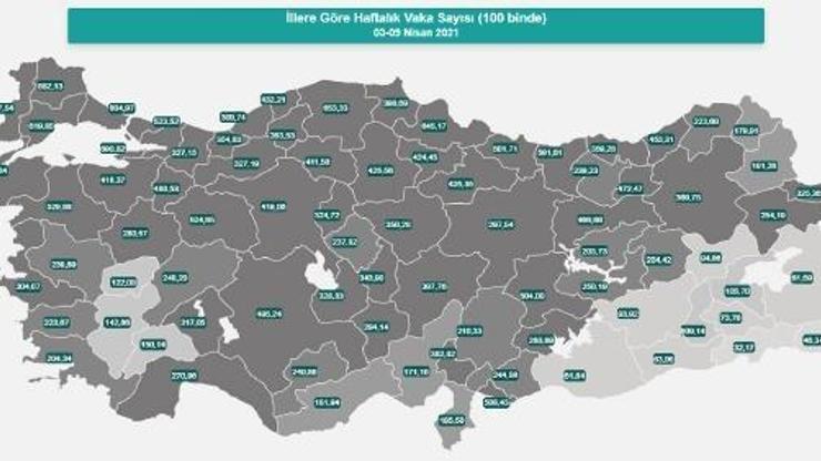 Antalyada korkutan yükseliş