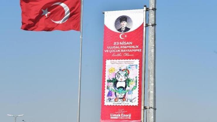 Limak Enerji, çocukların resimlerini sergiledi