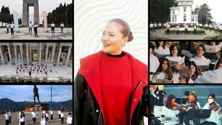 Çocuk koroları, Candan Erçetin’le 23 Nisan şarkısı söyledi