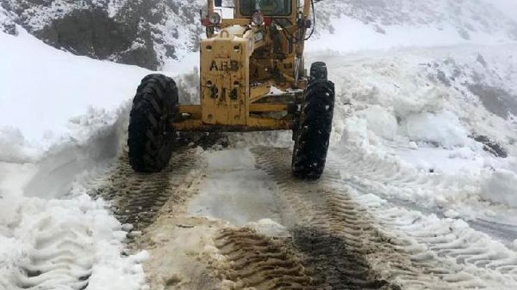 Manavgatta karın kapadığı yollar ulaşıma açıldı