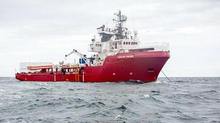 Ocean Viking gemisi Akdenizde 200den fazla düzensiz göçmeni kurtardı