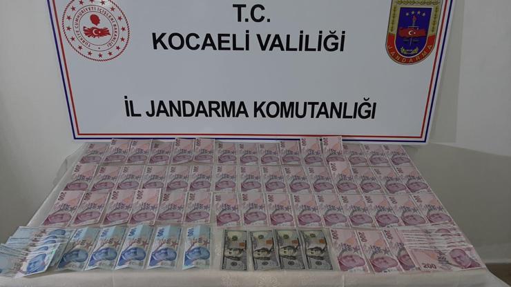 Gebzede motosikletli, sahte para ile yakalandı