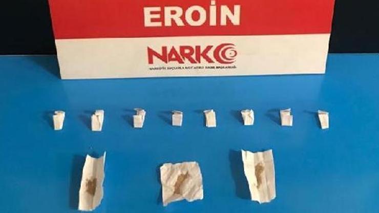 Cezaevi firarisi, sahte kimlik ve uyuşturucuyla yakalandı