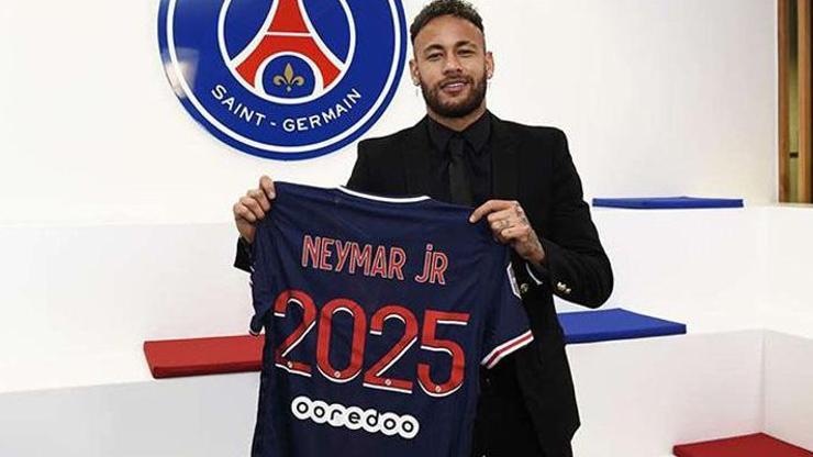 Son dakika... PSG Neymarın sözleşmesini 2025e kadar uzattı