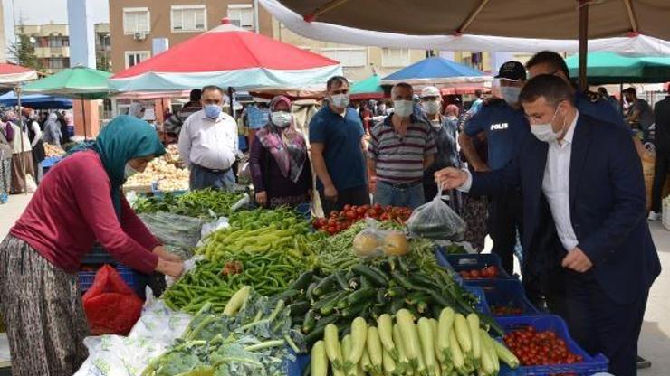 Kaymakam Çimşitten pazar denetimi