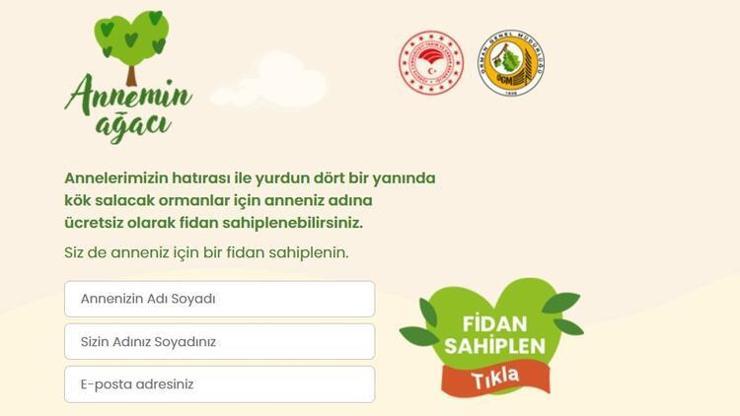 Annemin Ağacı OGM kampanyası başvuru ekranı: Annemin Ağacı fidan bağışı kampanyası nedir, başvuru nasıl yapılır