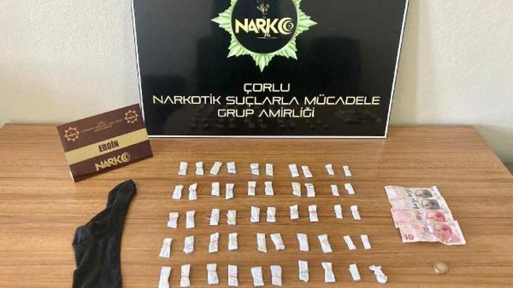 Üzerinde satışa hazır uyuşturucuyla yakalandı