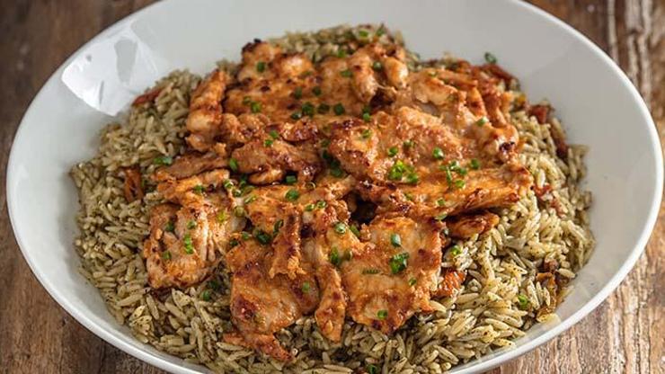 Cevizpare, kuru domatesli arpa şehriye pilavı ve tavuk külbastı tarifi