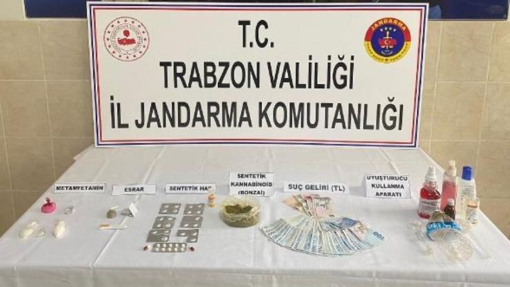Trabzonda uyuşturucu operasyonu: 3 gözaltı