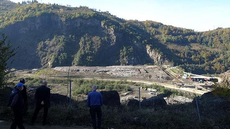 Giresunda sızıntı tespit edilen çöp tesisine durdurma