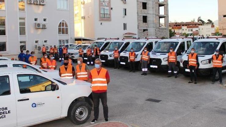 Manavgatta zararlılara karşı toplu mücadele