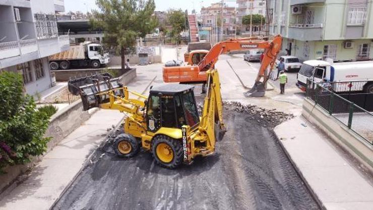 Tarsus Belediyesi yol yapım ve onarım çalışmalarını devam ettiriyor