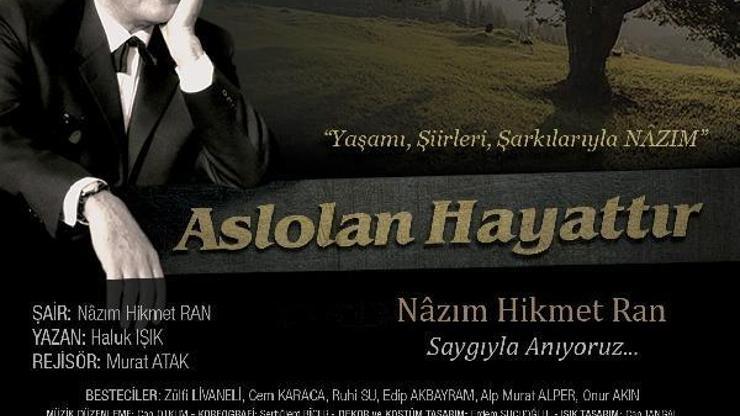 Büyükşehir, usta şair Nazım Hikmet’i tiyatro ile anacak