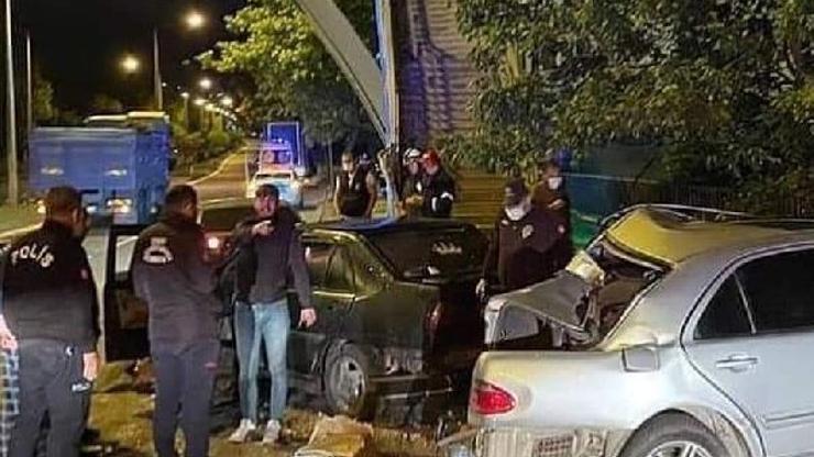 TIRın arkadan çarptığı otomobilin sürücüsü kurtarılamadı
