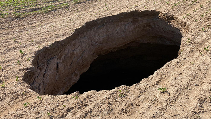 Büyük endişe yarattı Tam 15 metre derinliğinde