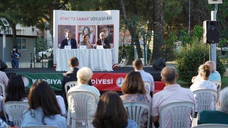 Kentte sanat söyleşilerine yoğun ilgi