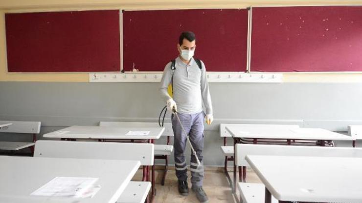 Bahçelievler’de LGS öncesi okullar dezenfekte edildi