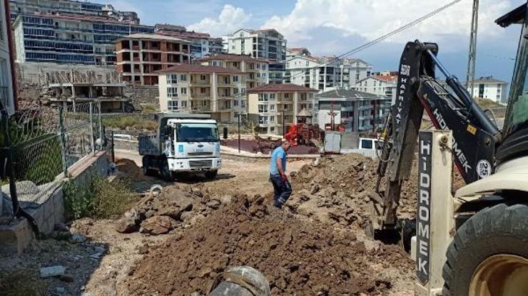 Mudanyada kanalizasyon çalışması