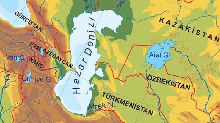 Hazar Denizi nerede Hazar Denizine kıyısı olan ülkeler