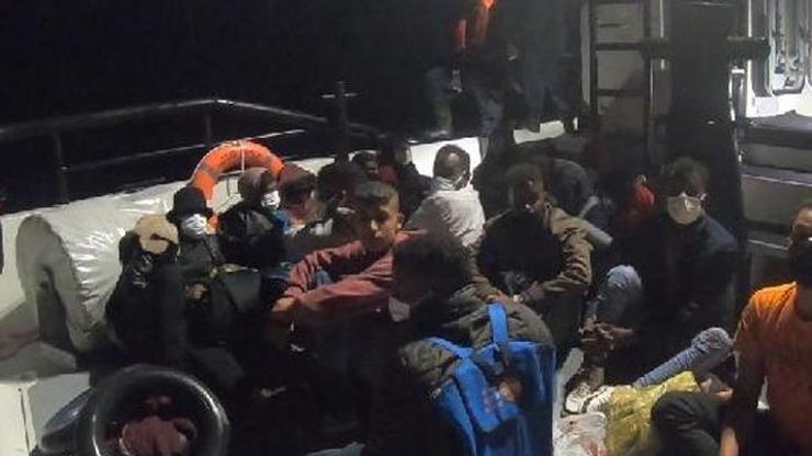 İzmir açıklarında 58 kaçak göçmen kurtarıldı