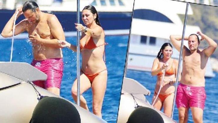 Ali Gürsoy sevgilisi Gonca Ünsal’la Bodrum tatilinde