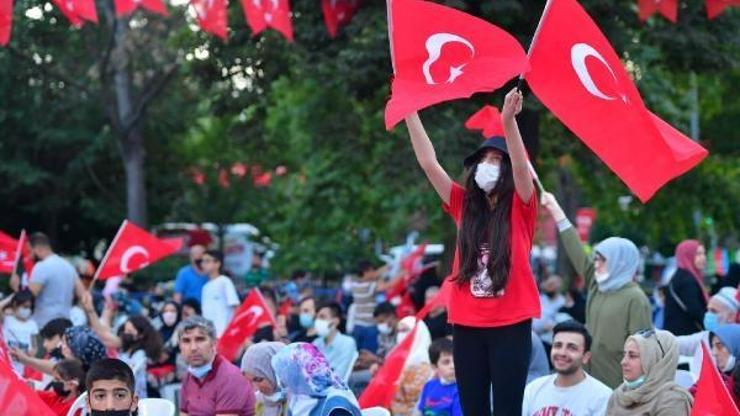 15 Temmuz şehitleri Saraçhanede anıldı