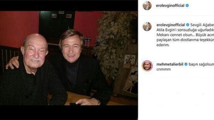 Erol Evginin acı günü Sosyal medyadan duyurdu