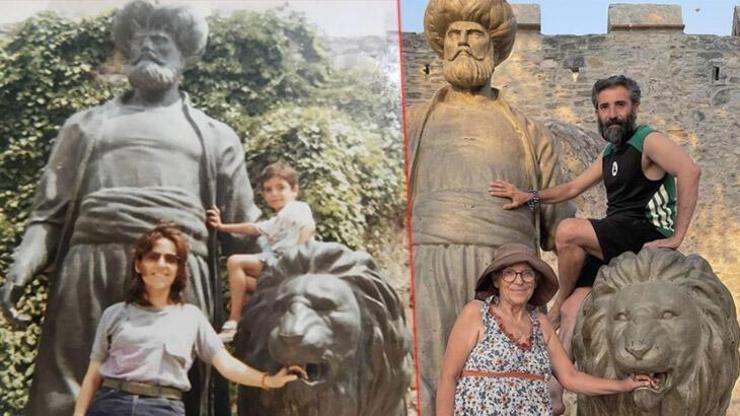 Mert Turak 35 yıl sonra aynı pozu verdi