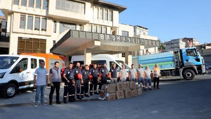 Eyüpsultan Belediyesi yardım ekipleri Kastamonu için yola çıktı