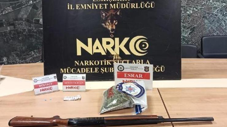 Eskişehirde uyuşturucu operasyonuna 2 tutuklama