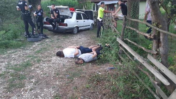 Dur ihtarına uymadılar, 78 kilometrelik kovalamacayla yakalandılar