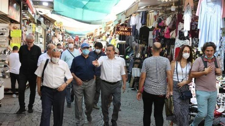 Başkan Baturdan Kemeraltında tarih incelemesi