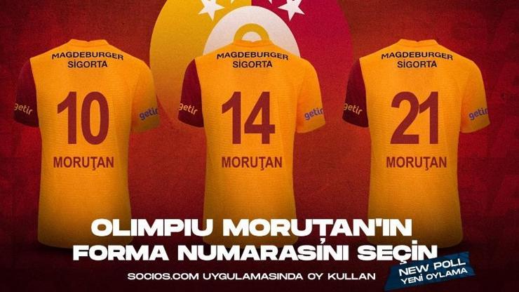 Morutanın forma numarasını taraftar seçiyor