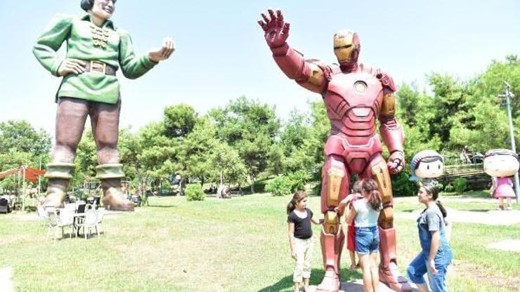 Tek Sarnıç Kent Parkını çocuklar çok sevdi