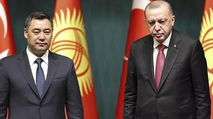 Cumhurbaşkanı Erdoğan, Kırgızistan Cumhurbaşkanı ile görüştü