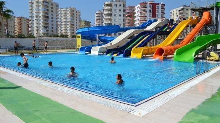 Mezitli Belediyesi Su Parkından 19 bin kişi yararlandı