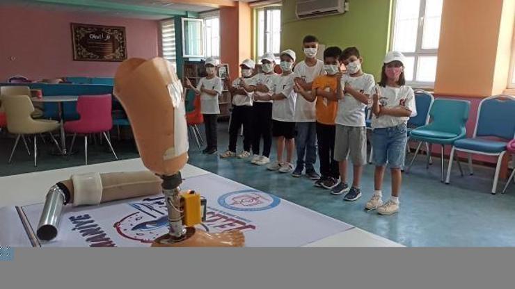 Engelli dedesinin protezinden etkilenerek yaptığı proje TEKNOFEST’te