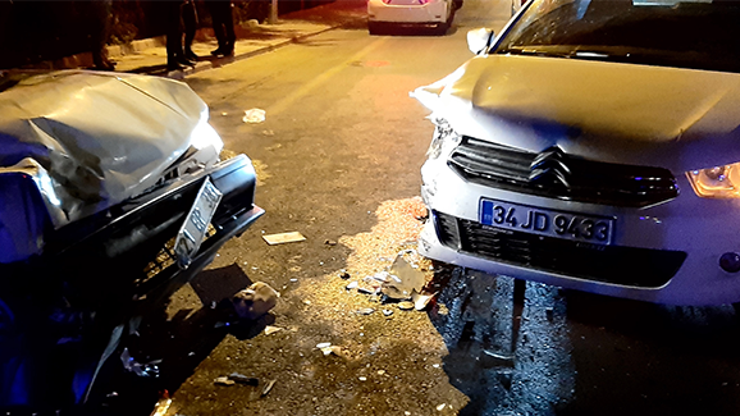 Diyarbakır’da hatalı sollama kazası