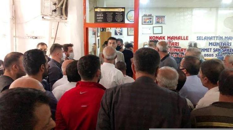 Silvandaki elektrik protestosunda kalabalık grup, Muhtarlar Derneğine yürüdü