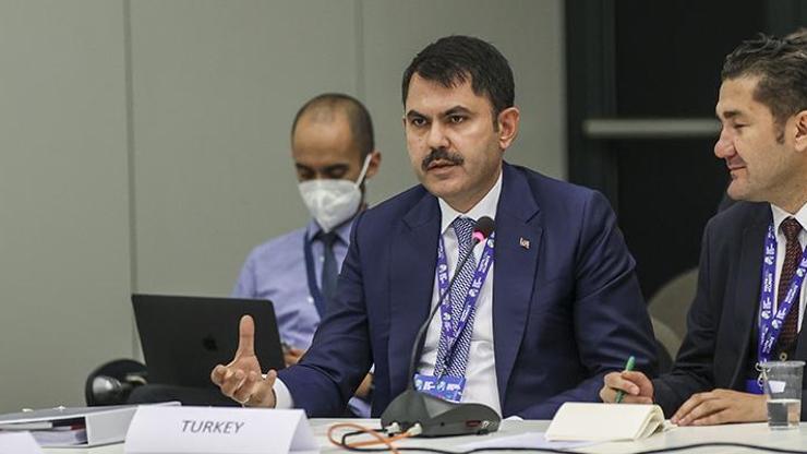 Bakan Kurum, PreCOP26 Bakanlar Toplantısında konuştu