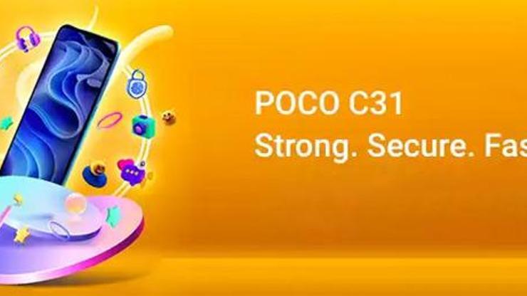 Poco, C31 için geri sayıma geçmiş durumda