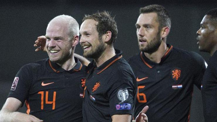 Hollanda, Letonyayı tek golle geçti
